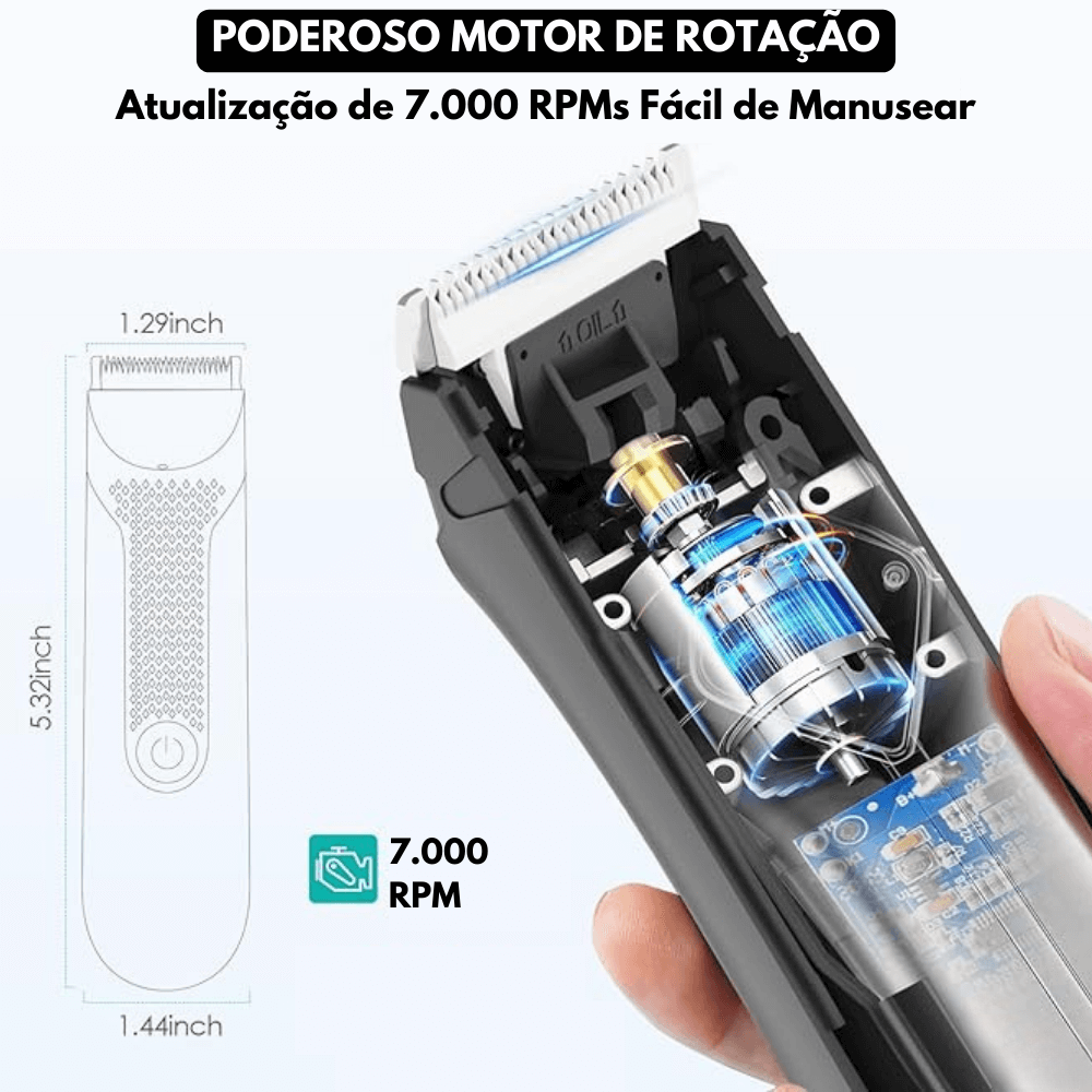 Barber Flex™ + 4 Cuecas Premium Respiráveis de Brinde