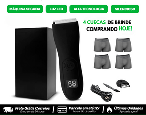 Barber Flex™ + 4 Cuecas Premium Respiráveis de Brinde