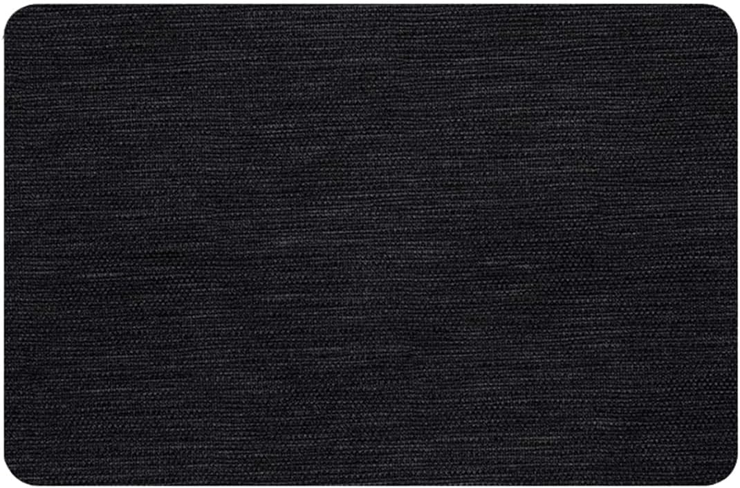 8 Jogo Americano Juta Preto - Impermeável Limpa Facil Pvc